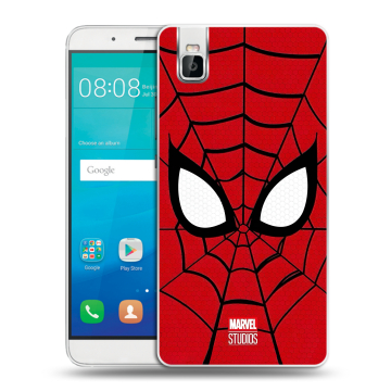 Пластиковый чехол на Huawei ShotX с принтом человек паук spiderman Пластиковый чехол на Huawei ShotX с принтом человек паук spiderman