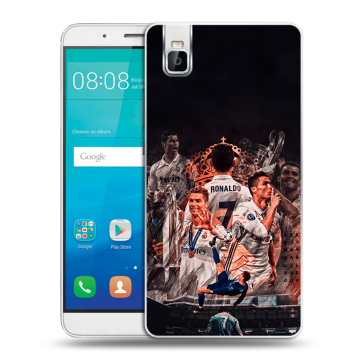 Пластиковый чехол на Huawei ShotX с принтом Реал Роналдо Real Ronaldo