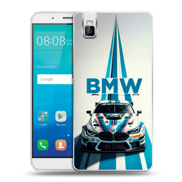 Пластиковый чехол на Huawei ShotX с принтом БМВ BMW Пластиковый чехол на Huawei ShotX с принтом БМВ BMW