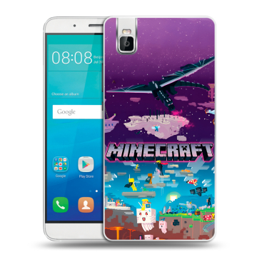 Пластиковый чехол на Huawei ShotX с принтом Майнкрафт Minecraft Пластиковый чехол на Huawei ShotX с принтом Майнкрафт Minecraft