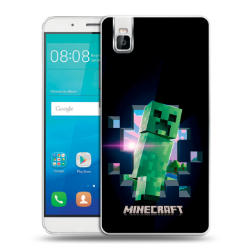 Пластиковый чехол на Huawei ShotX с принтом Майнкрафт Minecraft Пластиковый чехол на Huawei ShotX с принтом Майнкрафт Minecraft