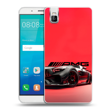 Пластиковый чехол на Huawei ShotX с принтом Мерседес Mercedes AMG Пластиковый чехол на Huawei ShotX с принтом Мерседес Mercedes AMG