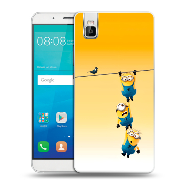 Пластиковый чехол на Huawei ShotX с принтом Миньоны Пластиковый чехол на Huawei ShotX с принтом Миньоны