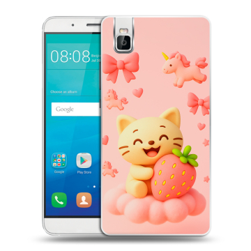 Пластиковый чехол на Huawei ShotX с принтом для девочек Пластиковый чехол на Huawei ShotX с принтом для девочек