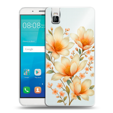 Пластиковый чехол на Huawei ShotX с принтом Цветы Пластиковый чехол на Huawei ShotX с принтом Цветы