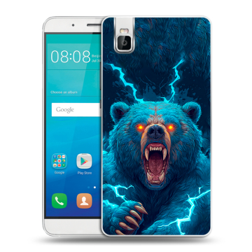 Пластиковый чехол на Huawei ShotX с принтом Медведь Пластиковый чехол на Huawei ShotX с принтом Медведь