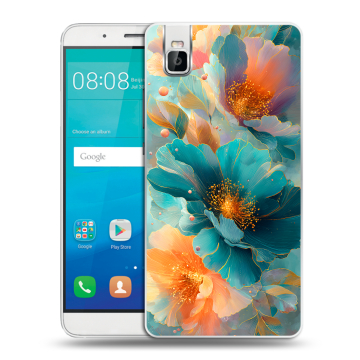 Пластиковый чехол на Huawei ShotX с принтом Цветы Пластиковый чехол на Huawei ShotX с принтом Цветы