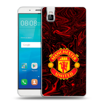 Пластиковый чехол на Huawei ShotX с принтом Manchester United Пластиковый чехол на Huawei ShotX с принтом Manchester United