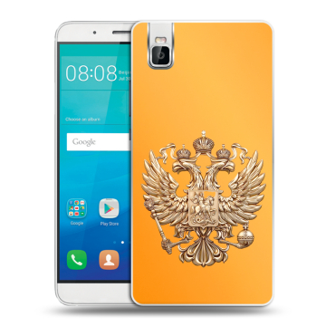 Пластиковый чехол на Huawei ShotX с принтом Герб Флаг России Пластиковый чехол на Huawei ShotX с принтом Герб Флаг России