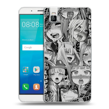 Пластиковый чехол на Huawei ShotX с принтом Ahegao Ахегао Аниме Пластиковый чехол на Huawei ShotX с принтом Ahegao Ахегао Аниме