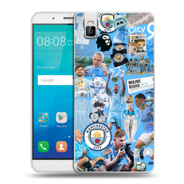 Пластиковый чехол на Huawei ShotX с принтом Man City Манчестер Сити Пластиковый чехол на Huawei ShotX с принтом Man City Манчестер Сити