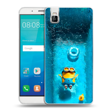 Пластиковый чехол на Huawei ShotX с принтом Миньоны Пластиковый чехол на Huawei ShotX с принтом Миньоны