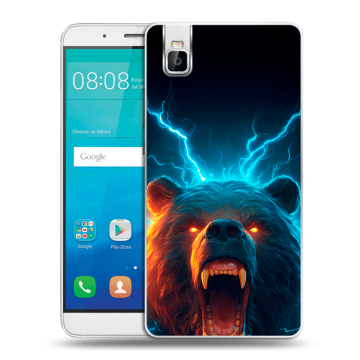 Пластиковый чехол на Huawei ShotX с принтом Медведь Пластиковый чехол на Huawei ShotX с принтом Медведь