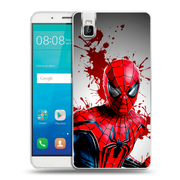 Пластиковый чехол на Huawei ShotX с принтом Spiderman Человек паук Пластиковый чехол на Huawei ShotX с принтом Spiderman Человек паук