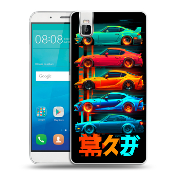 Пластиковый чехол на Huawei ShotX с принтом машины тачки Пластиковый чехол на Huawei ShotX с принтом машины тачки