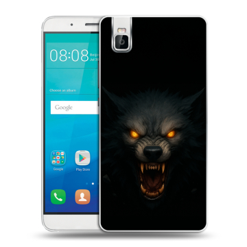Пластиковый чехол на Huawei ShotX с принтом Волк Пластиковый чехол на Huawei ShotX с принтом Волк