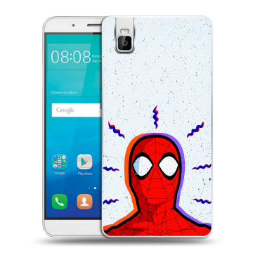 Пластиковый чехол на Huawei ShotX с принтом Spiderman Человек паук Пластиковый чехол на Huawei ShotX с принтом Spiderman Человек паук