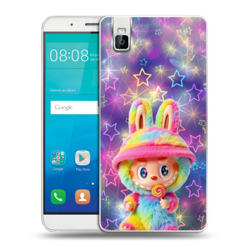 Пластиковый чехол на Huawei ShotX с принтом Labubu Лабубу Пластиковый чехол на Huawei ShotX с принтом Labubu Лабубу