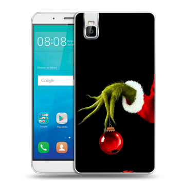 Пластиковый чехол на Huawei ShotX с принтом Новый год Гринч Пластиковый чехол на Huawei ShotX с принтом Новый год Гринч