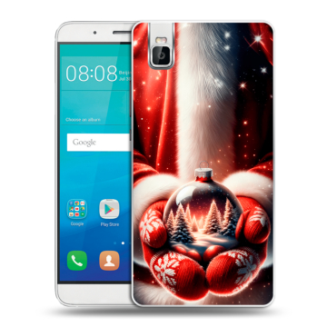 Пластиковый чехол на Huawei ShotX с принтом Новый год Пластиковый чехол на Huawei ShotX с принтом Новый год