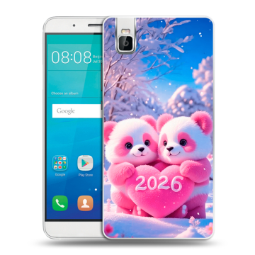Пластиковый чехол на Huawei ShotX с принтом Новый год Пластиковый чехол на Huawei ShotX с принтом Новый год