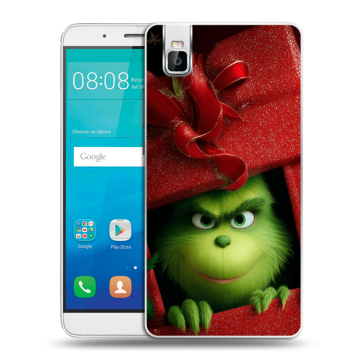 Пластиковый чехол на Huawei ShotX с принтом Новый год Пластиковый чехол на Huawei ShotX с принтом Новый год