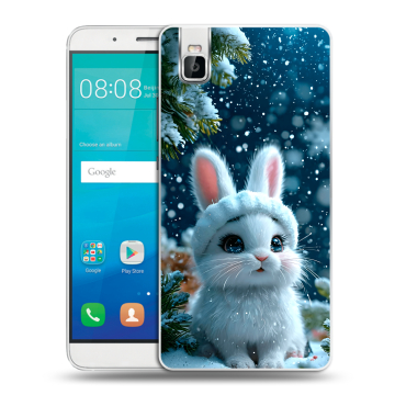Пластиковый чехол на Huawei ShotX с принтом Новый год Пластиковый чехол на Huawei ShotX с принтом Новый год