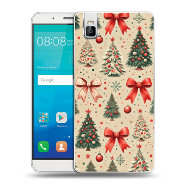 Пластиковый чехол на Huawei ShotX с принтом Новый год Пластиковый чехол на Huawei ShotX с принтом Новый год