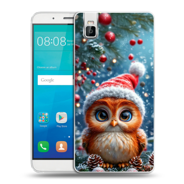 Пластиковый чехол на Huawei ShotX с принтом Новый год Пластиковый чехол на Huawei ShotX с принтом Новый год