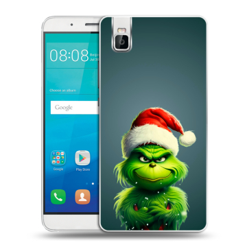 Пластиковый чехол на Huawei ShotX с принтом Новый год Пластиковый чехол на Huawei ShotX с принтом Новый год