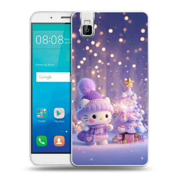 Пластиковый чехол на Huawei ShotX с принтом Новый год Пластиковый чехол на Huawei ShotX с принтом Новый год