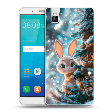 Пластиковый чехол на Huawei ShotX с принтом Новый год Пластиковый чехол на Huawei ShotX с принтом Новый год