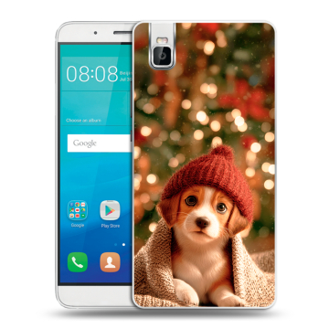 Пластиковый чехол на Huawei ShotX с принтом Новый год Пластиковый чехол на Huawei ShotX с принтом Новый год