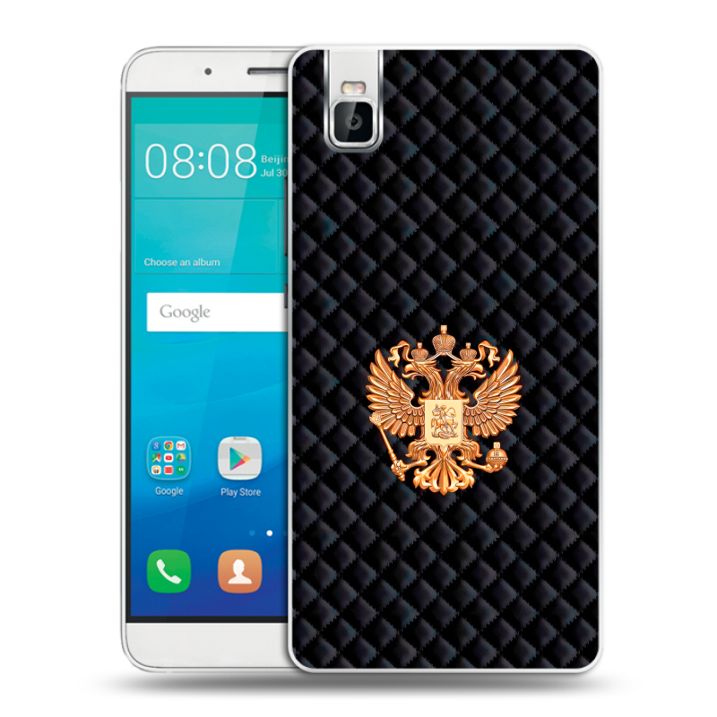 Пластиковый чехол на Huawei ShotX с принтом Герб России принт Пластиковый чехол на Huawei ShotX с принтом Герб России принт