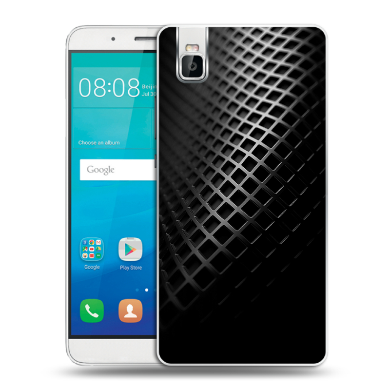 Пластиковый чехол на Huawei ShotX с принтом Текстура металла Пластиковый чехол на Huawei ShotX с принтом Текстура металла