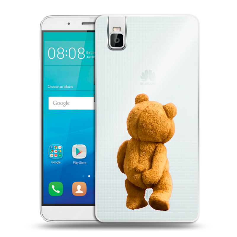 Пластиковый чехол на Huawei ShotX с принтом Медведь Пластиковый чехол на Huawei ShotX с принтом Медведь