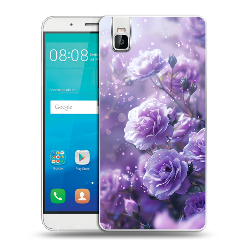 Пластиковый чехол на Huawei ShotX с принтом Розы цветы Пластиковый чехол на Huawei ShotX с принтом Розы цветы