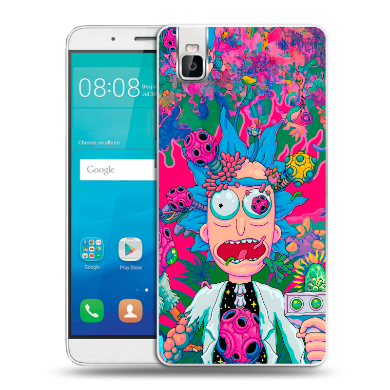 Пластиковый чехол на Huawei ShotX с принтом Рик и Морти Rick Morty Пластиковый чехол на Huawei ShotX с принтом Рик и Морти Rick Morty
