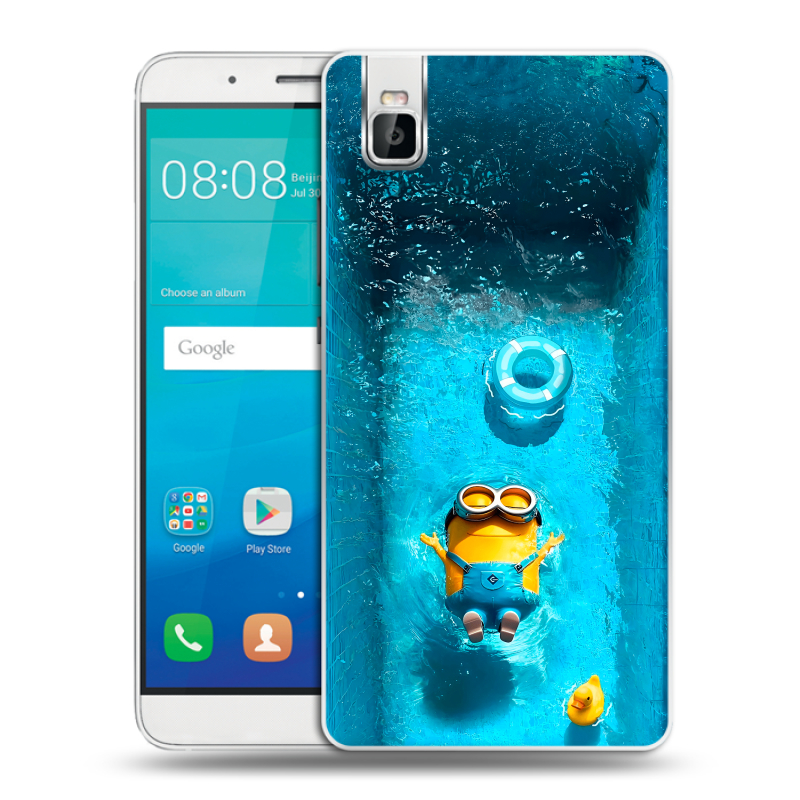 Пластиковый чехол на Huawei ShotX с принтом Миньоны Пластиковый чехол на Huawei ShotX с принтом Миньоны