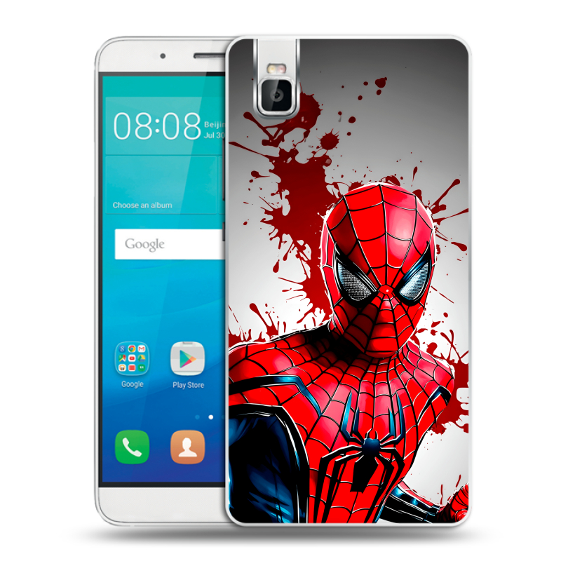 Пластиковый чехол на Huawei ShotX с принтом Spiderman Человек паук Пластиковый чехол на Huawei ShotX с принтом Spiderman Человек паук