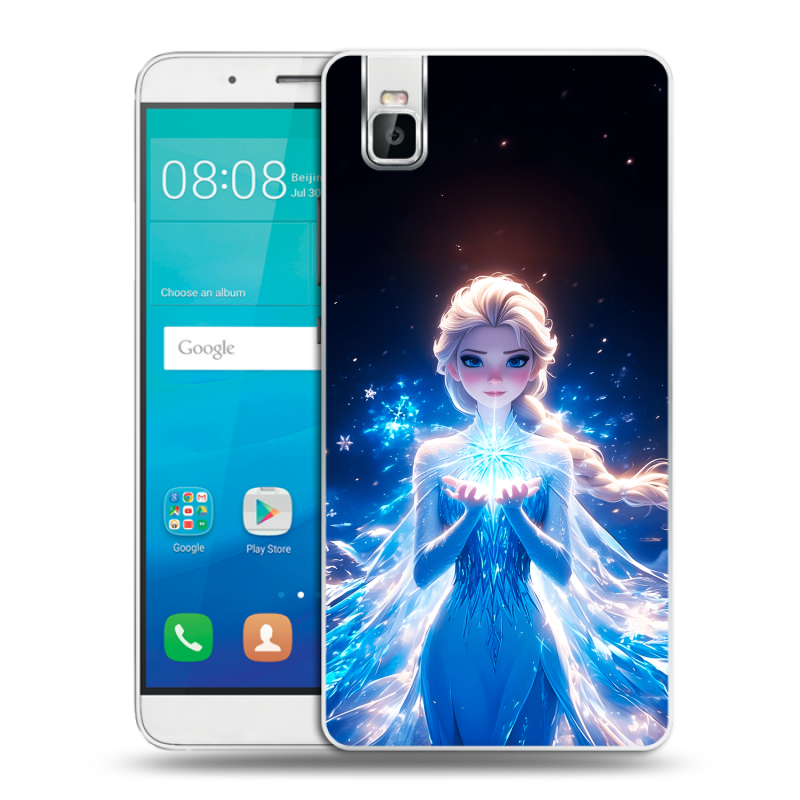 Пластиковый чехол на Huawei ShotX с принтом Холодное сердце Frozen Пластиковый чехол на Huawei ShotX с принтом Холодное сердце Frozen