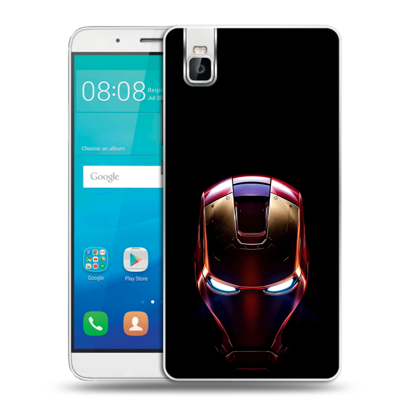 Пластиковый чехол на Huawei ShotX с принтом IronMan Железный человек Пластиковый чехол на Huawei ShotX с принтом IronMan Железный человек
