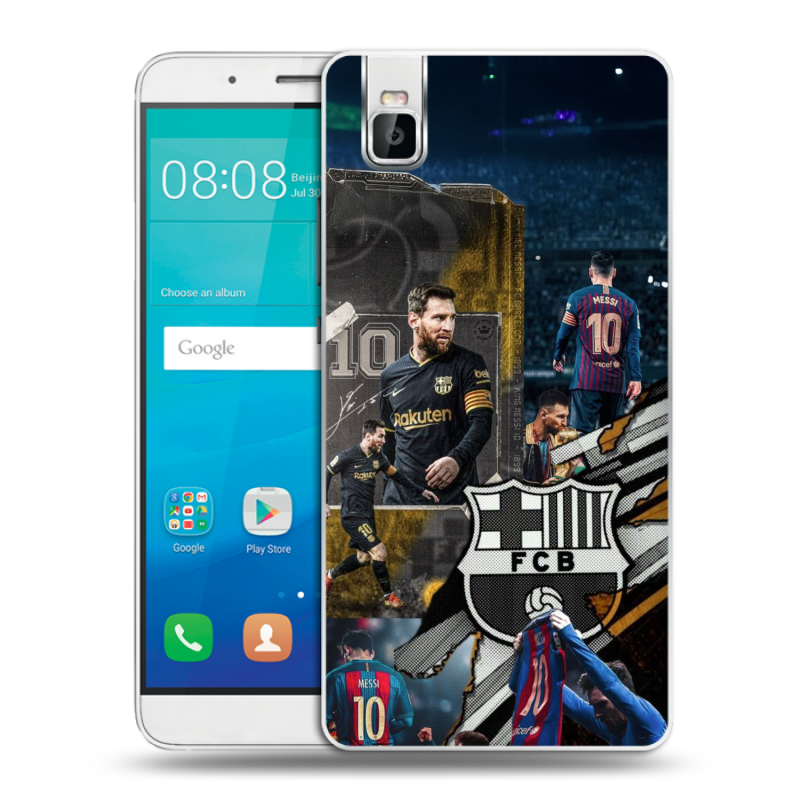 Пластиковый чехол на Huawei ShotX с принтом Messi Barcelona Пластиковый чехол на Huawei ShotX с принтом Messi Barcelona