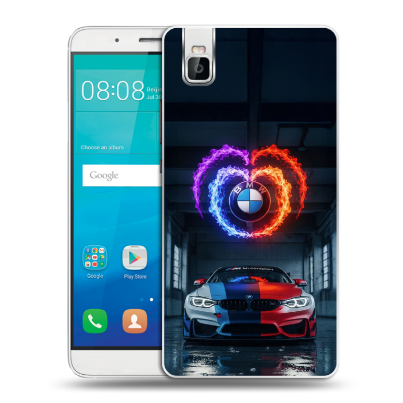 Пластиковый чехол на Huawei ShotX с принтом BMW БМВ Пластиковый чехол на Huawei ShotX с принтом BMW БМВ