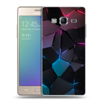 Пластиковый чехол на Samsung Z3 с принтом Геометрия неона Пластиковый чехол на Samsung Z3 с принтом Геометрия неона