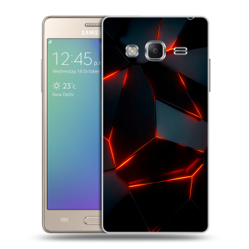 Пластиковый чехол на Samsung Z3 с принтом Яркие абстракции