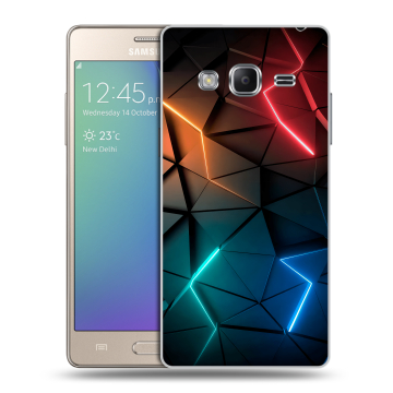 Пластиковый чехол на Samsung Z3 с принтом Абстракция неон Пластиковый чехол на Samsung Z3 с принтом Абстракция неон