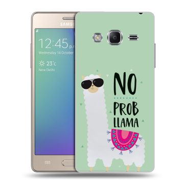 Пластиковый чехол на Samsung Z3 с принтом Лама Пластиковый чехол на Samsung Z3 с принтом Лама