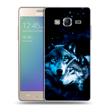 Пластиковый чехол на Samsung Z3 с принтом Волки Пластиковый чехол на Samsung Z3 с принтом Волки