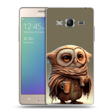 Пластиковый чехол на Samsung Z3 с принтом Сова Пластиковый чехол на Samsung Z3 с принтом Сова